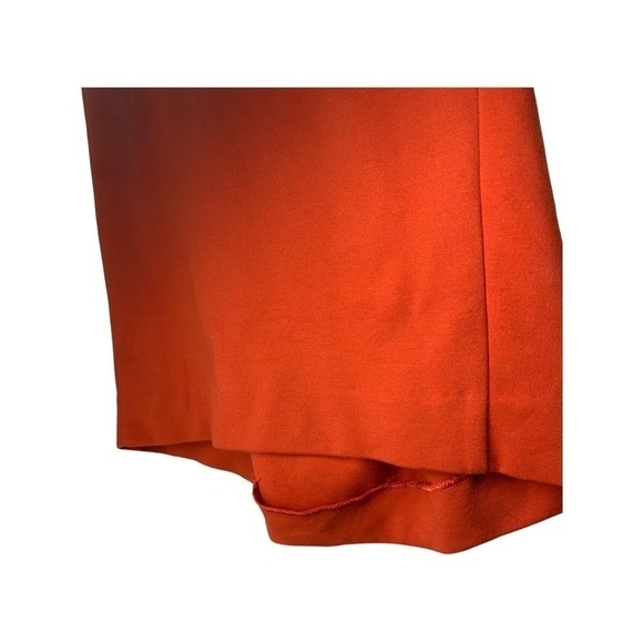 Diane Von Furstenberg Orange Ruched Sheath Midi Dress - Picture 6 of 6